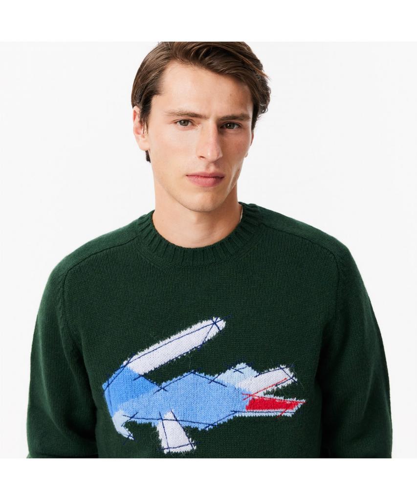 Мужской праздничный пуловер LACOSTE Ah3145-54N Dcj