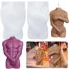 1PC Silicone Human Body Candle Mold Shy Nude Man Woman Figure DIY Soap Mould For Making Candle Aesthetic Home Decoration