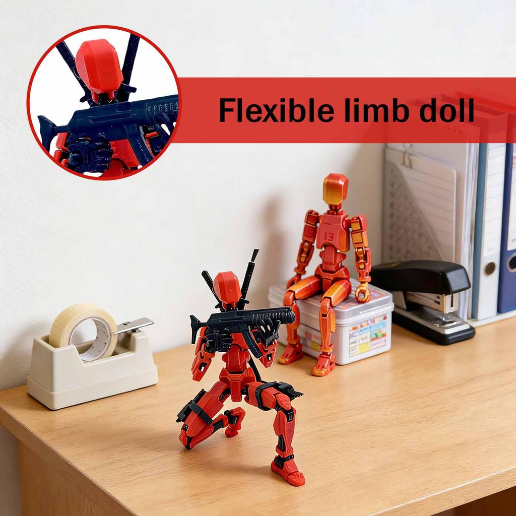 Набор мобильных кукол, мобильная кукла-робот Титан, подвижная мобильная кукла, подходит для коллекционеров, украшение рабочего стола