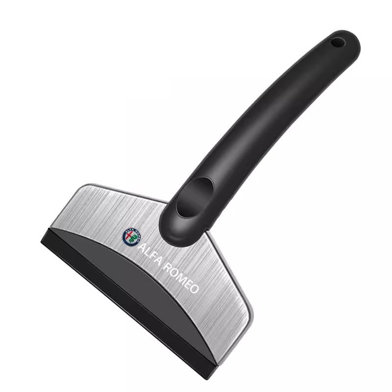UHNPV1 TFLGX1 Car Snow Shovel Defrosting Ice Scraper Tool Snow Removal For Alfa Romeo Giulia Stelvio Giulietta 156 159 147 Mito Tonale Brera D