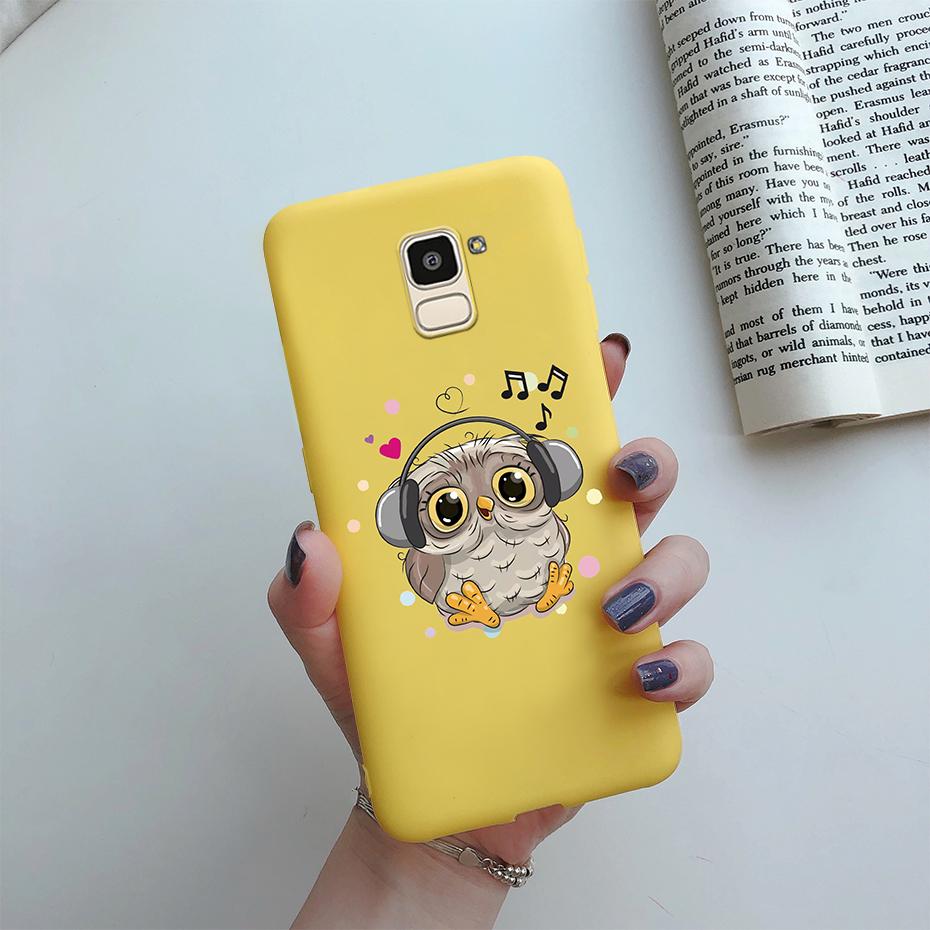 Чехол для Samsung J6 2018 J600F Мягкий силикон Милое Сердце Цветок Чехол для Samsung Galaxy J6Plus 2018 J6+ J6 Plus J610F