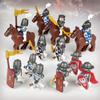 Набор минифигурок средневековых солдат для замка, совместимый с Lego