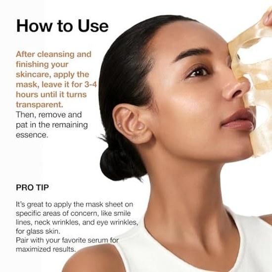 ANUA Rice 70 Glow Collagen Face Pack (4 sheets) Moisturizing Radiant Skin Hydration Nutrition Dry Combination Mask Sheet Skincare