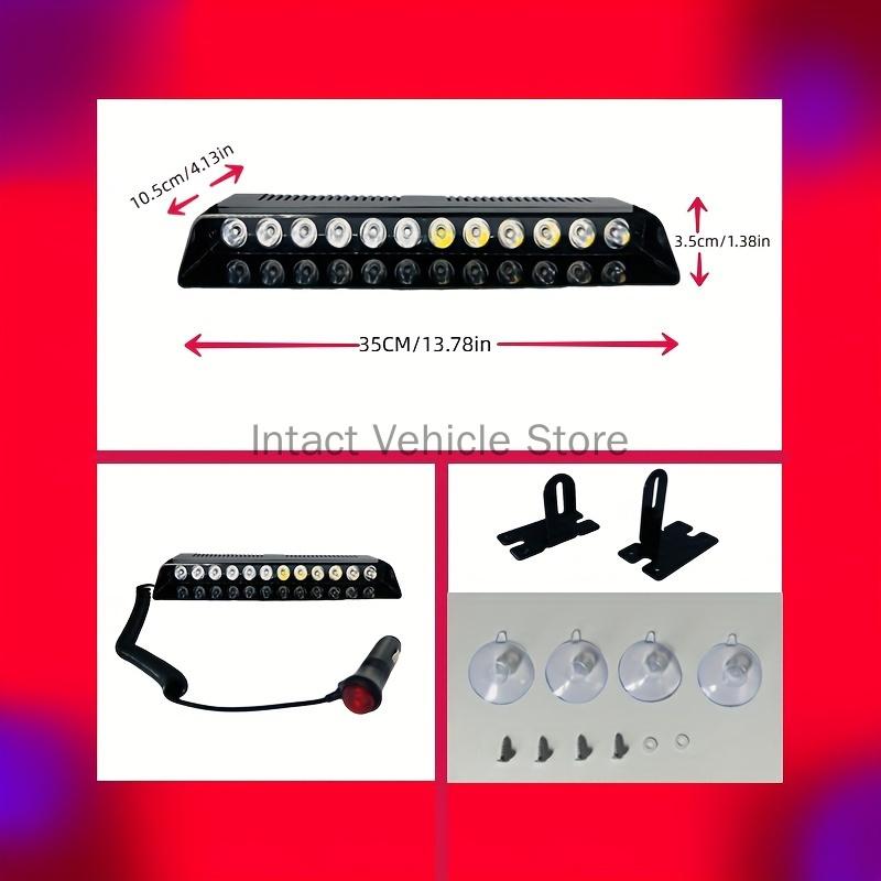 S12 Автомобильный аварийный светодиодный стробоскопический фонарь для полиции автомобиля грузовика красный синий янтарный белый светодиодный проблесковый маячок сигнальная лампа автомобильный фонарь в сборе
