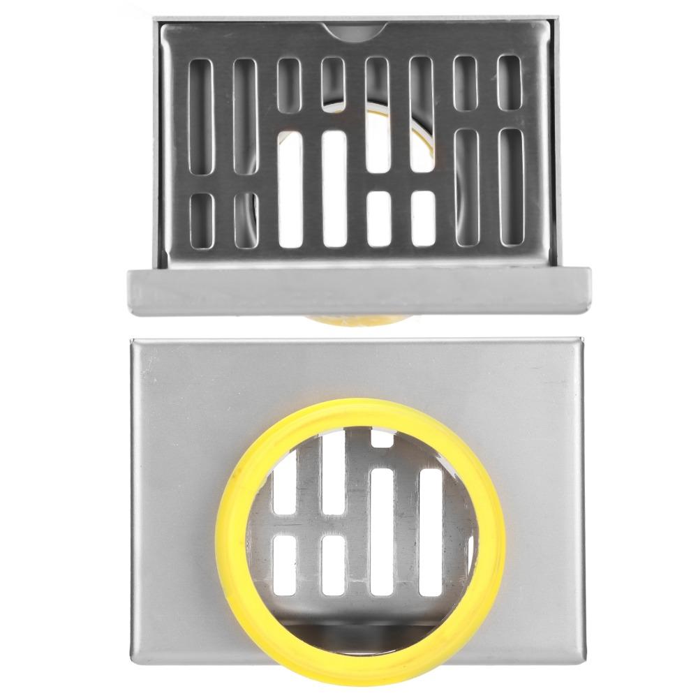 L-Shaped Structure Wall Drain Fits 2.95 Inch Pipe Corner Floor Drain Modern Floor Drain  Balcony