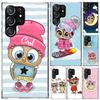 Мультяшная Милая Сова LoveLy Чехол для Телефона для Samsung Galaxy S26 S24 S23 Ultra S25 Edge S22 S21 Plus S20 FE + Мягкий Печатный Чехол Funda Ga
