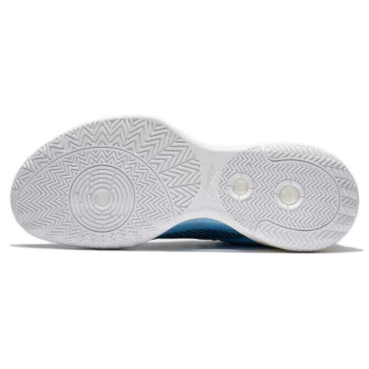 Баскетбольные кроссовки Li Ning Ultra Light Mid top Мужские Бело-синие ABAS027-4