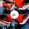 2Pcs Motorcycle Winglets Front Side Spoiler Aerodynamic Wing Set Fixed Wind Wing with Adhesive Decoration Sticker