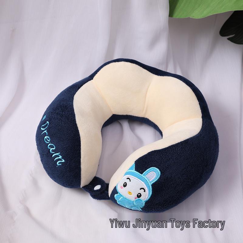 Ergonomic U-Shaped Neck Pillow for Office, Car, and Airplane