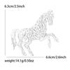 Новая персонализированная полая лошадка в лесном стиле, новая персонализированная полая лошадка в лесном стиле, брошь