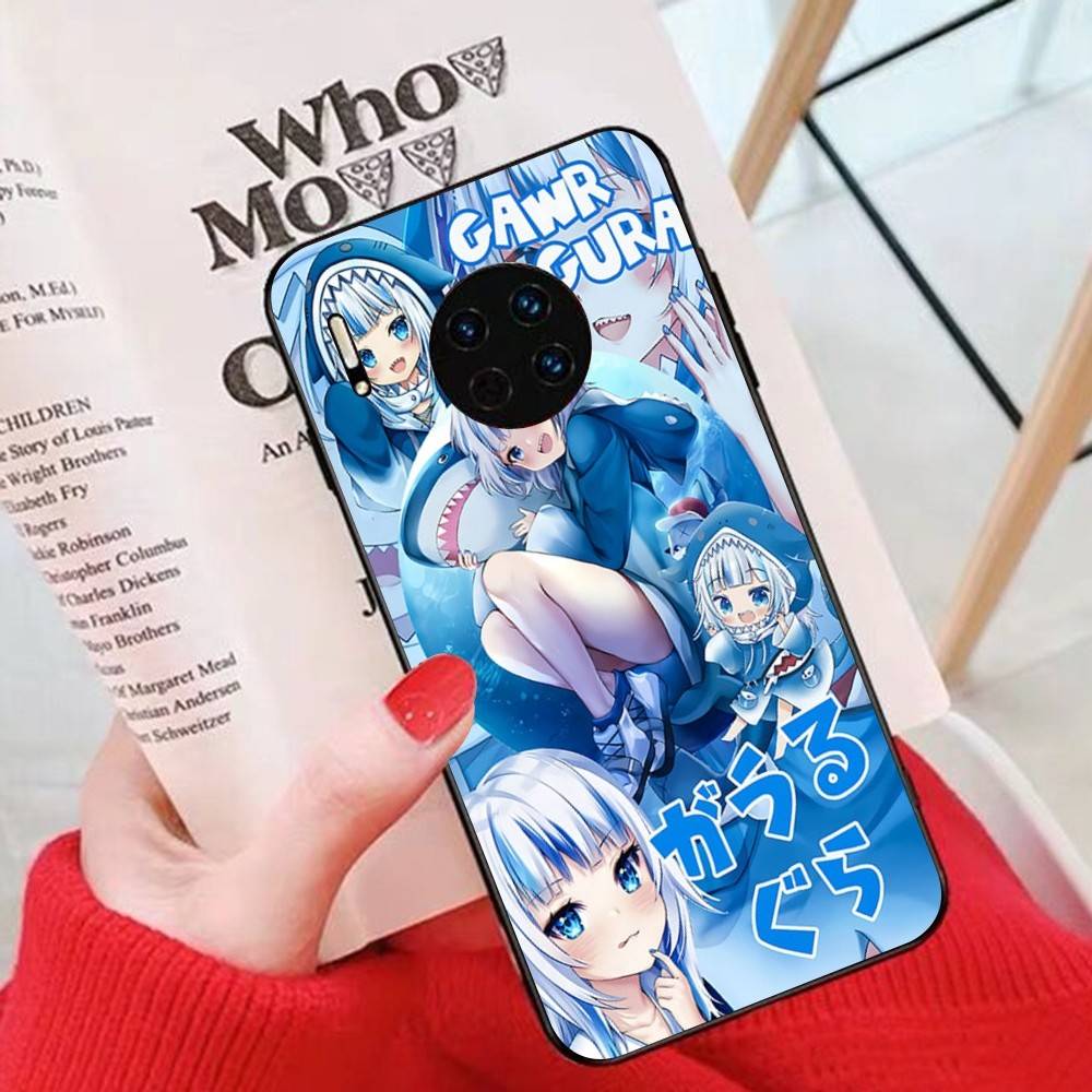 Милый виртуальный чехол для телефона G-Gawr Gura для Huawei P 8 9 10 20 30 40 50 Pro Lite Psmart Honor 10 Lite 70 Mate 20lite
