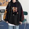 New Hot Anime Jujutsu Kaisen Graphic Hoodies Vintage Oversized Hooded Sweatshirt Long Sleeves Cotton Hoodie Men Women Clothes