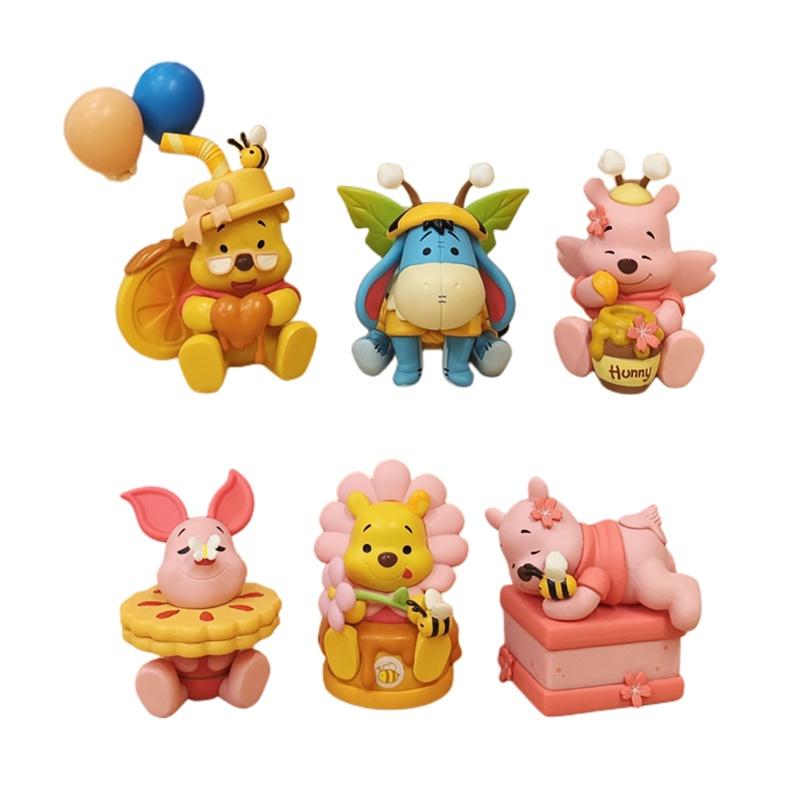 Милые ПВХ мини-фигурки Винни Пуха и его друзей