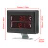 12V / 24 V Universal 2 In 1 Digital Water Temperature Gauge+Volt Gauge with Sensor M10 for Car / Truck VOLT Meter