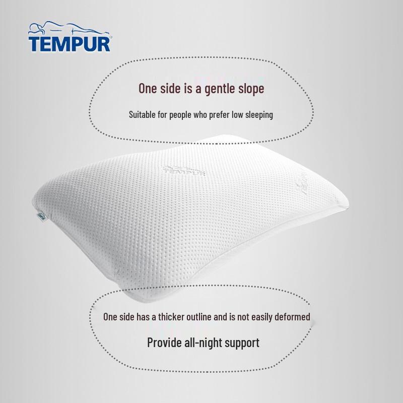 Датская оригинальная ортопедическая подушка Tempur из пены с эффектом памяти и медленным восстановлением
