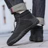 Winter Snow Boots Men Shoes Anti-slip Warm Soft Plush High-top Boots Women Flat Faux Fur Durable Outdoor Hiking Shoes Men