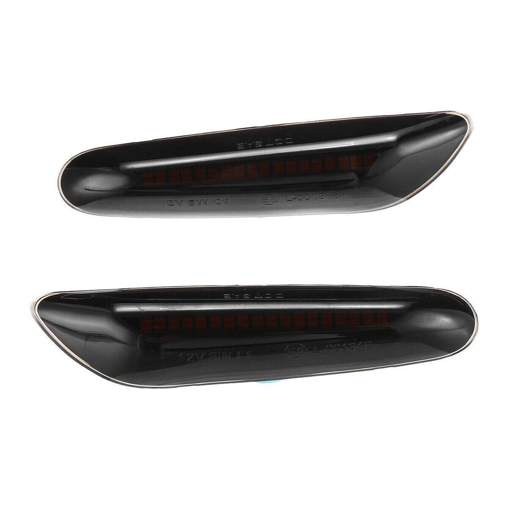 2PCS Led Dynamic Side Marker Turn Signal Light Sequential Blinker Light for B*MW E90 E92 E60 E87 E82