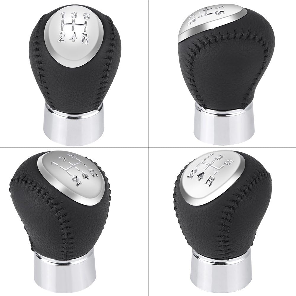 Keenso Ручка КПП 5-ступенчатая, Автомобильная автоматическая ручка переключения передач, Рычаг-головка для Mazda 3 5 6 323 626 RX8 Черный