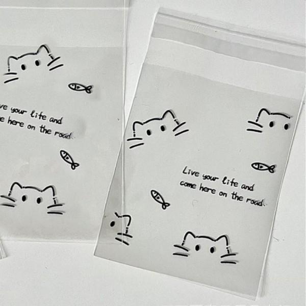 50 шт., полиэтиленовый пакет Opp, самоклеящиеся прозрачные пластиковые пакеты, бусины, упаковка для хранения ювелирных изделий, подарочная сумка, маленький держатель для карт