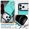 Кольцо Шнурок Кожаный Кошелек с Множеством Карт Чехол для Телефона для iPhone 18 Pro Max 17E 17 Air 16E 16 Plus 15 14 13 12 11 Чехол-Книжка с Подставкой