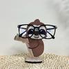 Wooden Glasses Holder Animal Shaped Eyeglass Stand Tabletop Standing Sunglasses Holder for Home Office Desk Decor