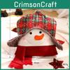 Christmas Scene Decor With Santa Snowman Reindeer Hug Pillow For Gift Festive