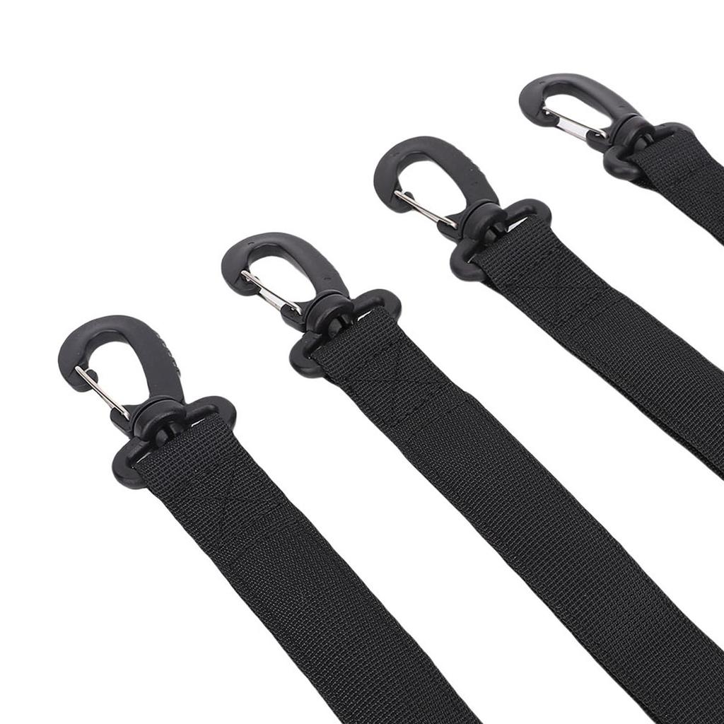 4PCS Kayak Paddle Straps Universal ?Fabric Fastener Tape? Boat Paddle Keepers with Buckles for Hard Inflatable Boat Paddle