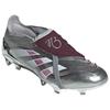 Джуд Беллингем x adidas Predator Elite Отворачивающийся Язычок FG Chrome Dream Унисекс Кроссовки Серебристый Серебристый-Металлик Наследие-Бордовый IH0894
