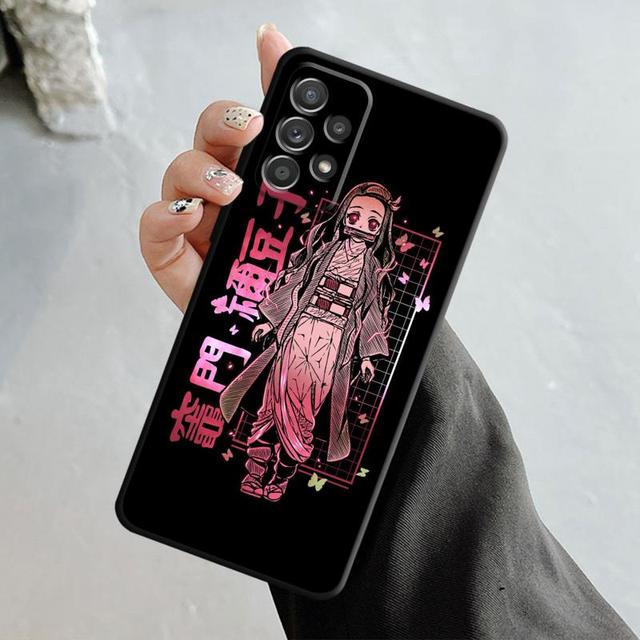 Чехол для телефона Demon Slayer Nezuko Tanjirou Eye для Samsung Galaxy A14 A73 A53 A71 A51 A31 A33 A22 A12 A21s A13 A32 A52s A72 A52 A23