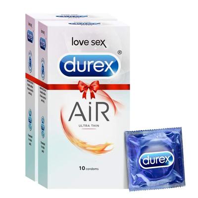 Презервативы Durex Air - 10 Штук (Упаковка из 2 шт.)