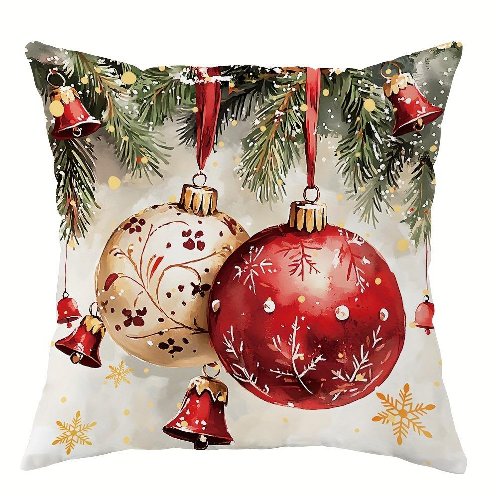 Рождественское украшение наволочка новогодний подарок Санта Клаус Снеговик Птица наволочка диванная подушка наволочка украшение для комнаты дома