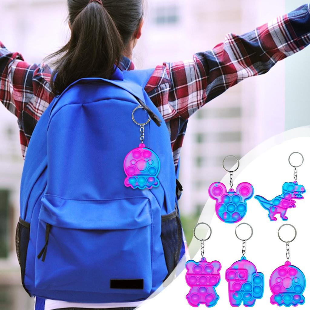 Игрушка для снятия стресса Аутичные дети Взрослый Праздничная игрушка Брелок 5 шт.