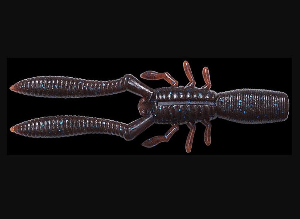 Megabass Soft Lure Bottle Shrimp 3 Inches Scuppernong Blue F (8546)