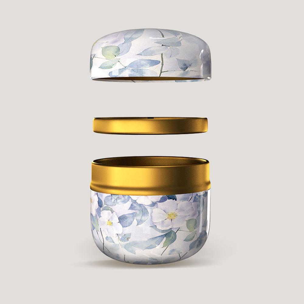 Portable Snacks Candy Round Small Storage Box Packaging Box Tea Cans Containers Tin Plate Canister