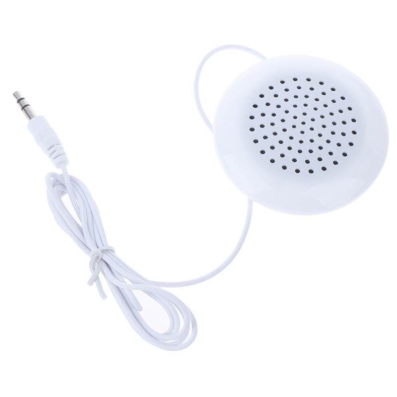 Портативный мини-динамик Aux Pillow 3,5 мм для Mp3 Mp4 CD телефона белого цвета