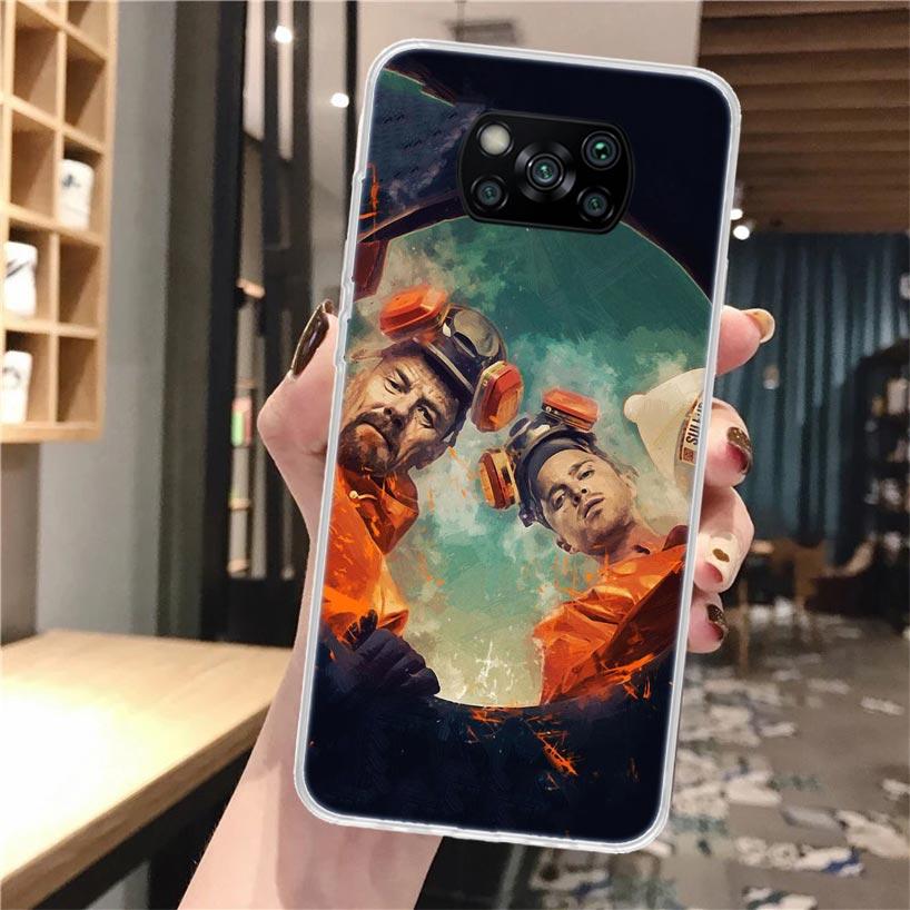 Мягкий чехол для телефона Breaking Bad для Xiaomi Poco X3 Pro X7 X6 X5 X4 NFC F6 F5 M5S M4 M3 F4 Gt F3 F2 F1 M2 Fundas Чехол Poco X3 Pr