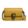 Новая женская сумка через плечо COACH Studio из коровьей кожи с кожаным плечевым ремнем, сумка кроссбоди маленького размера, светло-желтая CC484-V5LQT