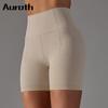 Auroth Seamless Shorts Women Fitness High Waist Yoga Shorts Peach Hip Outdoor Running Shorts