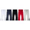 High-Elastic Cotton Drawstring Jogger Pants With Hand-Painted Splatter Print Straight Fit Unisex Casual Trousers