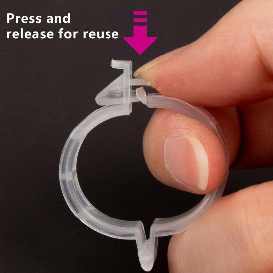 100/200/300 шт. зажимы для поддержки растений, пластиковые белые, зеленые, садовые зажимы для растений, фиксатор для баклажанов, зажимы для томатов, зажимы для виноградной лозы, простой в использовании инструмент