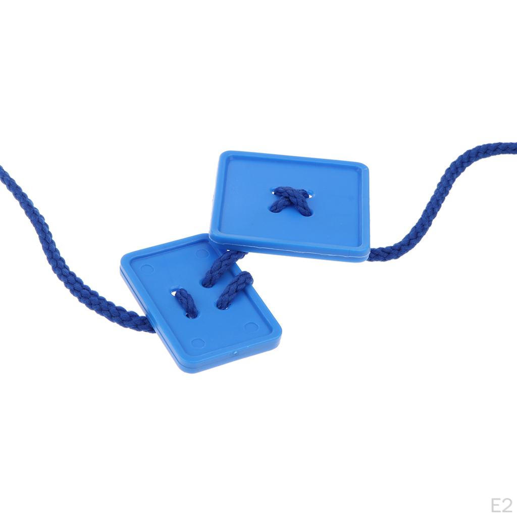 Красочные пластиковые геометрические пуговицы, игра с нитками и шнурками, развивающая игрушка для развития познавательных способностей