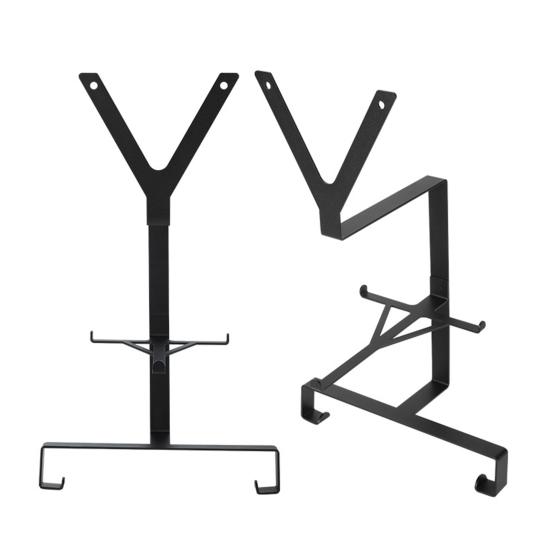 Настенный держатель для шлема мотоцикла, прочный стальной мотоциклетный спортивный шлем для велосипеда, очки, обувь, насос, стойка для демонстрации велосипедного оборудования