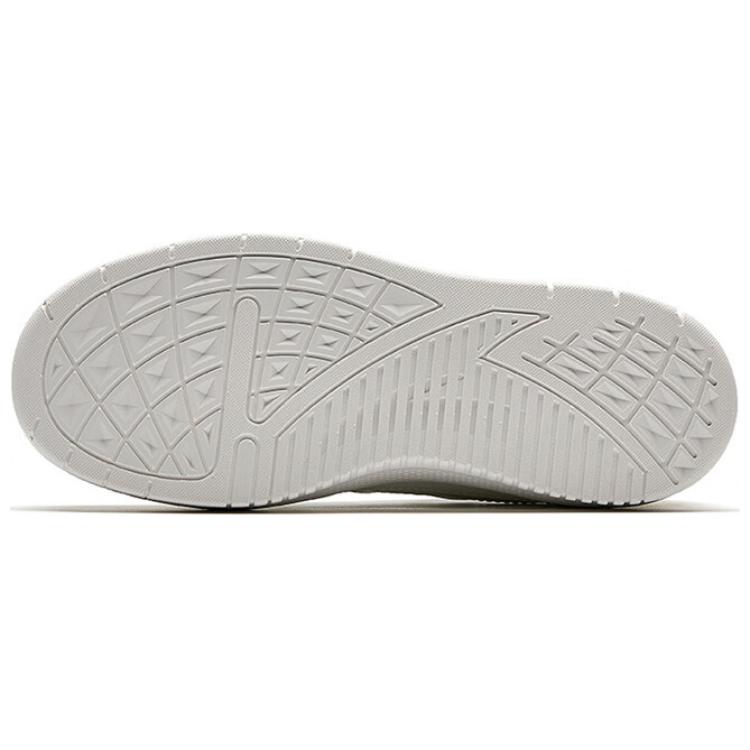 Anta Breathable Lightweight Height Increasing Low top Skateboard Shoes Women's White Blue Beige 122528032-3
