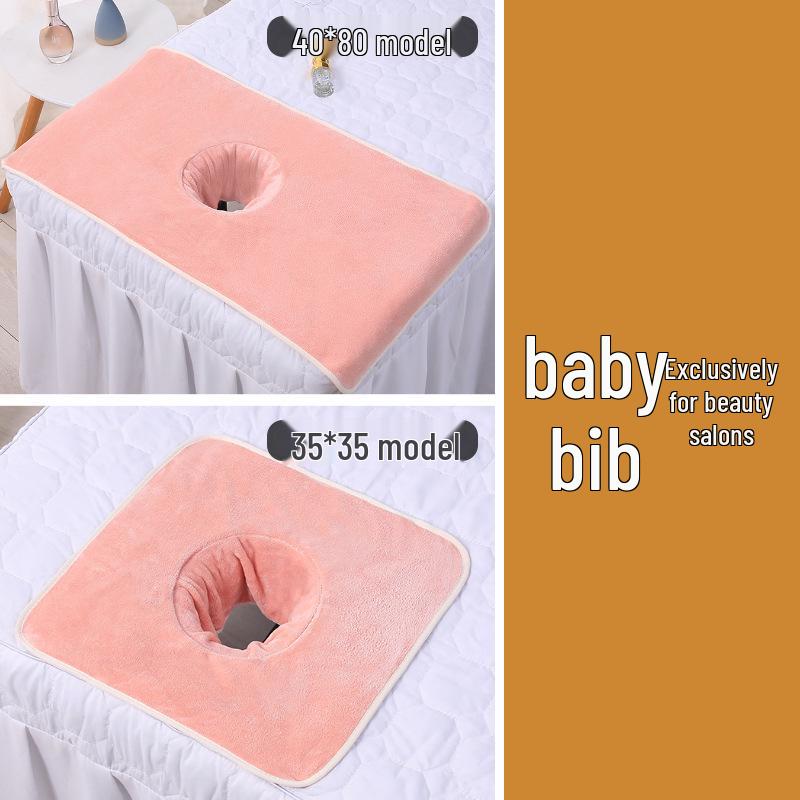 Индивидуальный набор для салона красоты: Утолщенные полотенца для массажной кровати и подушки с отверстием для лица