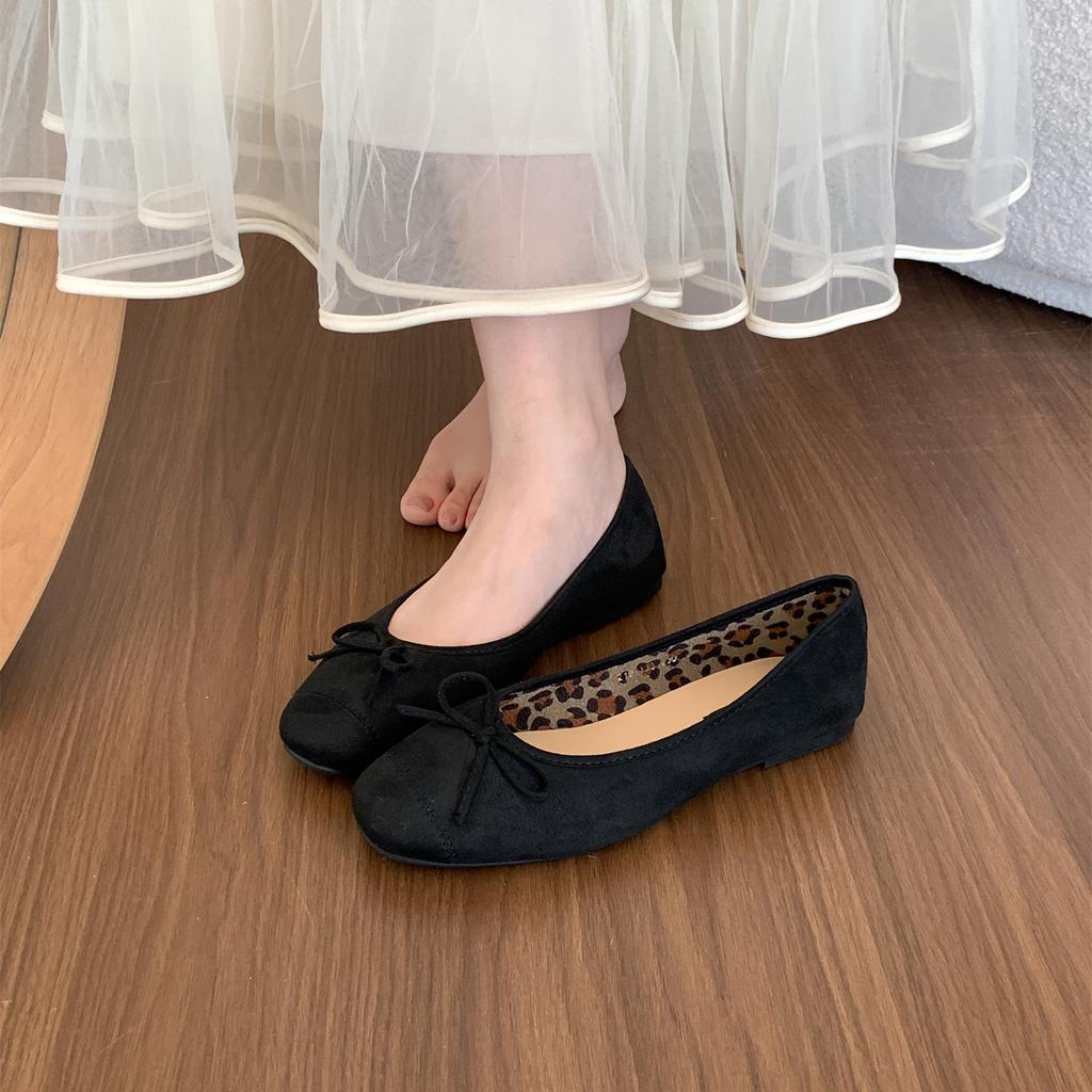 Fashion Bailamos New Women Flat Shoes Fashion Shallow Slip On Ladies Elegant Ballerinas Shoes Soft Flat Heel Round Toe Boat Shoes