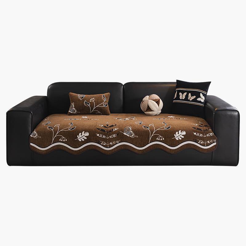 Premium French Chenille Special-Shaped Sofa Cushion, Universal In All Seasons, Non-Slip Cat Scratch Seat Cushion, Cover Cover Cloth