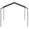 Vidaxl Baldachim Ogrodowy, Antracytowy, 3X3 M, Stal I Tkanina