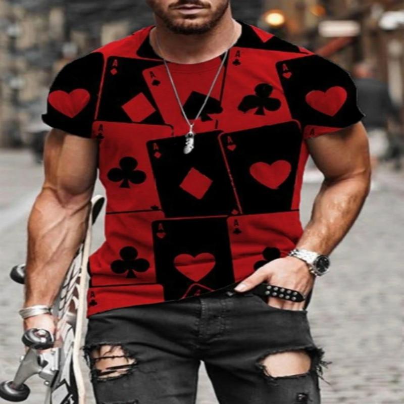 Повседневный топ с абстрактным принтом, мужские новые модные летние быстросохнущие мужские футболки с круглым вырезом и короткими рукавами, большие футболки, мужская одежда