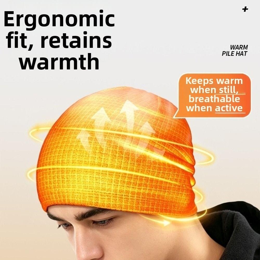 Windproof Winter Ski Hat Stretchy Breathable Cold Weather Hat New Windproof Beanie Commuting