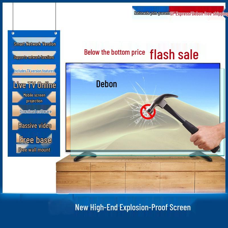 4K Smart LCD TV - Available in 32, 42, 43, 50, 55, 60, and 65-inch Models